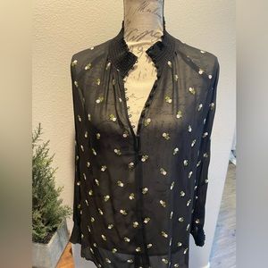 Cabi Embroidered Blouse